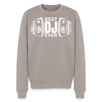 Meilleur DJ - Pull Premium bio Homme - taupe - Devant - Nico (187cm)