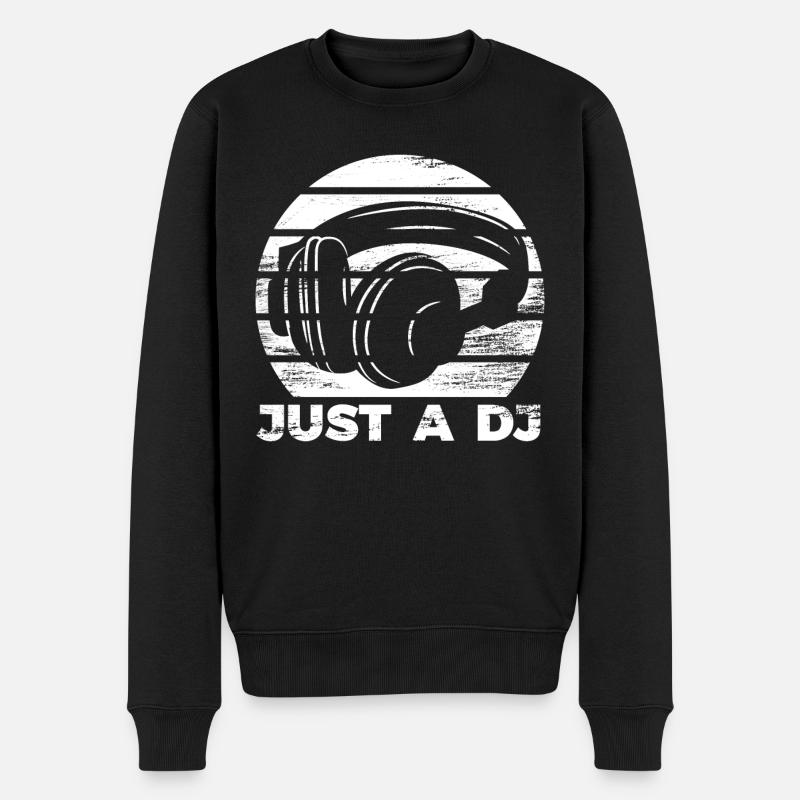 DISC-JOCKEY - Pull Premium bio Homme - noir
