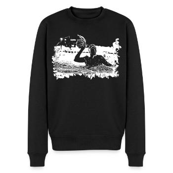 Water-polo, water-polo - Pull Premium bio Homme - noir - Devant - Nico (187cm)