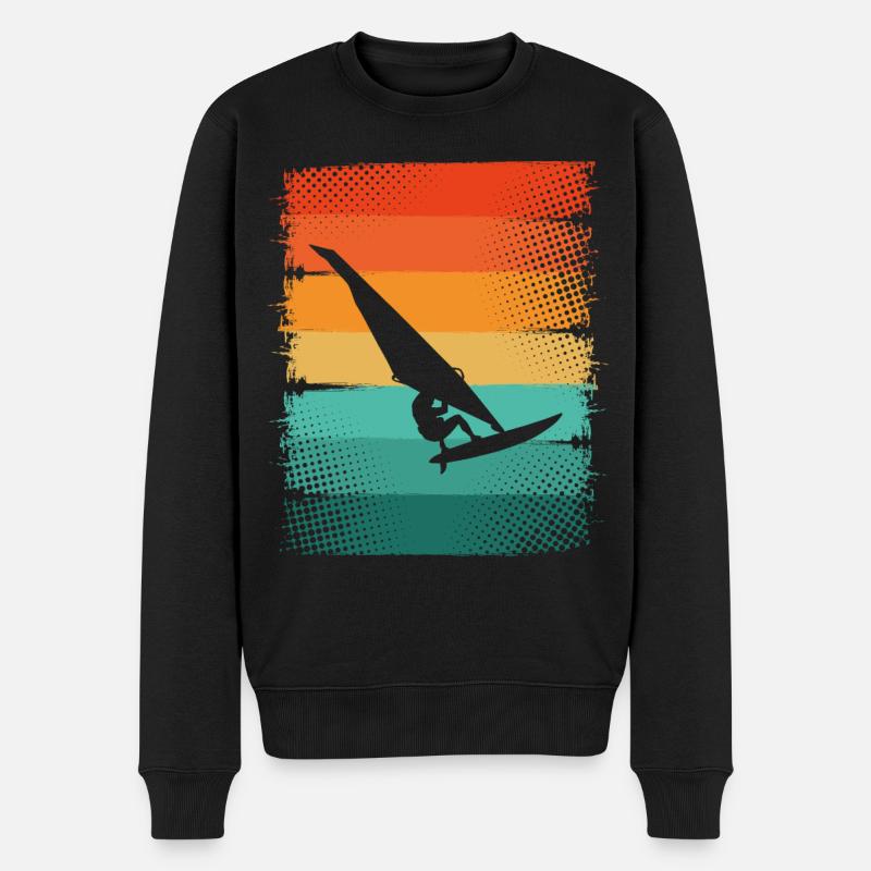 Planche à voile - Pull Premium bio Homme - noir