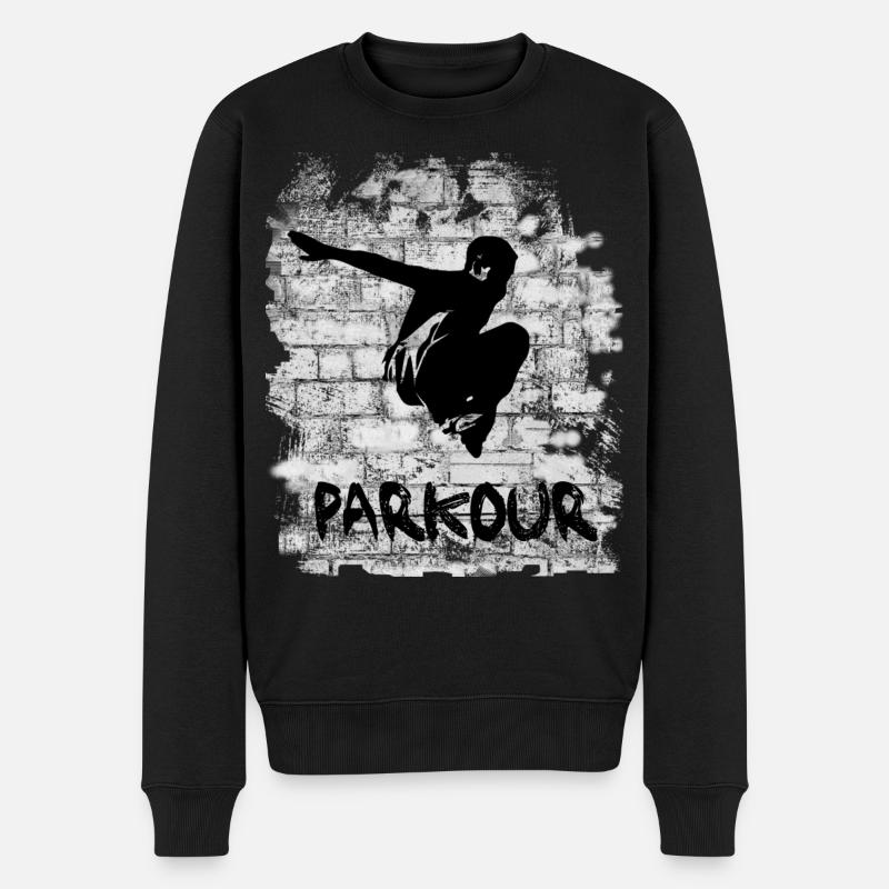 Parkour - Pull Premium bio Homme - noir