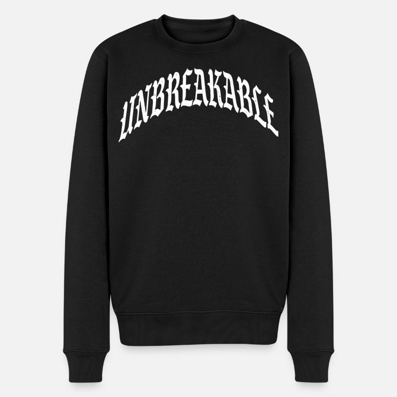 incassable imparable indomptable gymnase illégal - Pull Premium bio Homme - noir