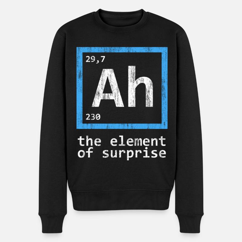 Élément du tableau périodique Surprise - Pull Premium bio Homme - noir