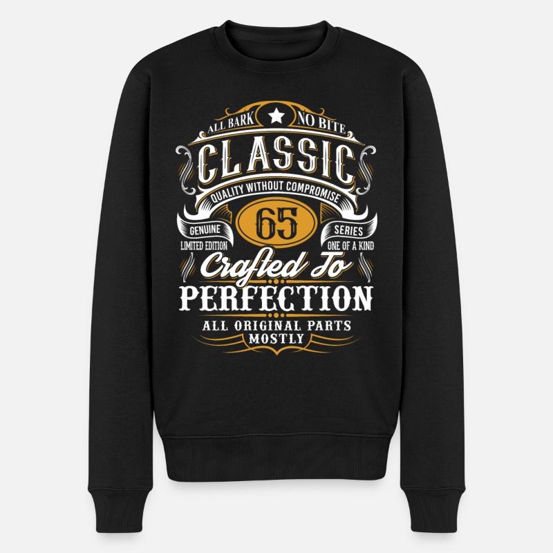65e anniversaire - Pull Premium bio Homme - noir