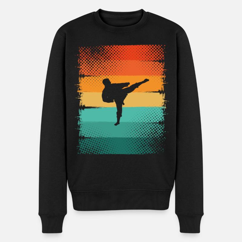 Karaté - Pull Premium bio Homme - noir