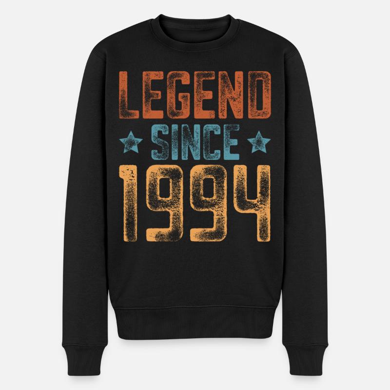 1994 Naissance Année de naissance Anniversaire - Pull Premium bio Homme - noir