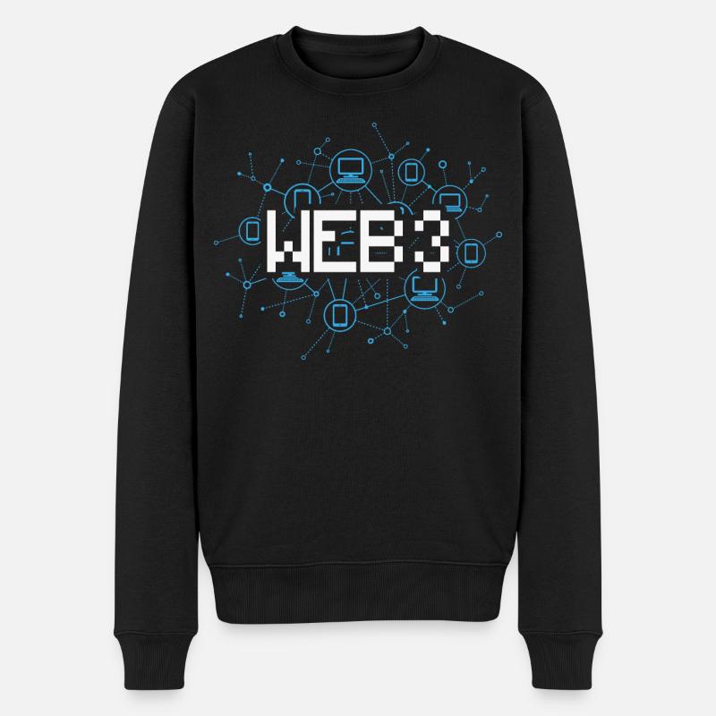 Web3 (en anglais) - Pull Premium bio Homme - noir