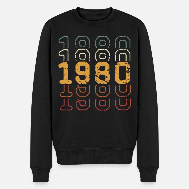 1980 - Pull Premium bio Homme - noir