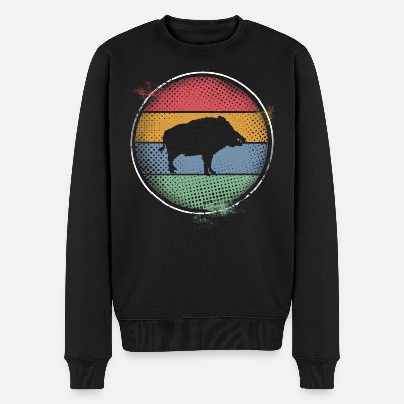 Sanglier - Pull Premium bio Homme - noir