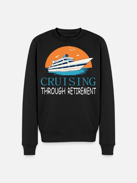 Cruise through retirement - Men's Premium Organic Jumper - black