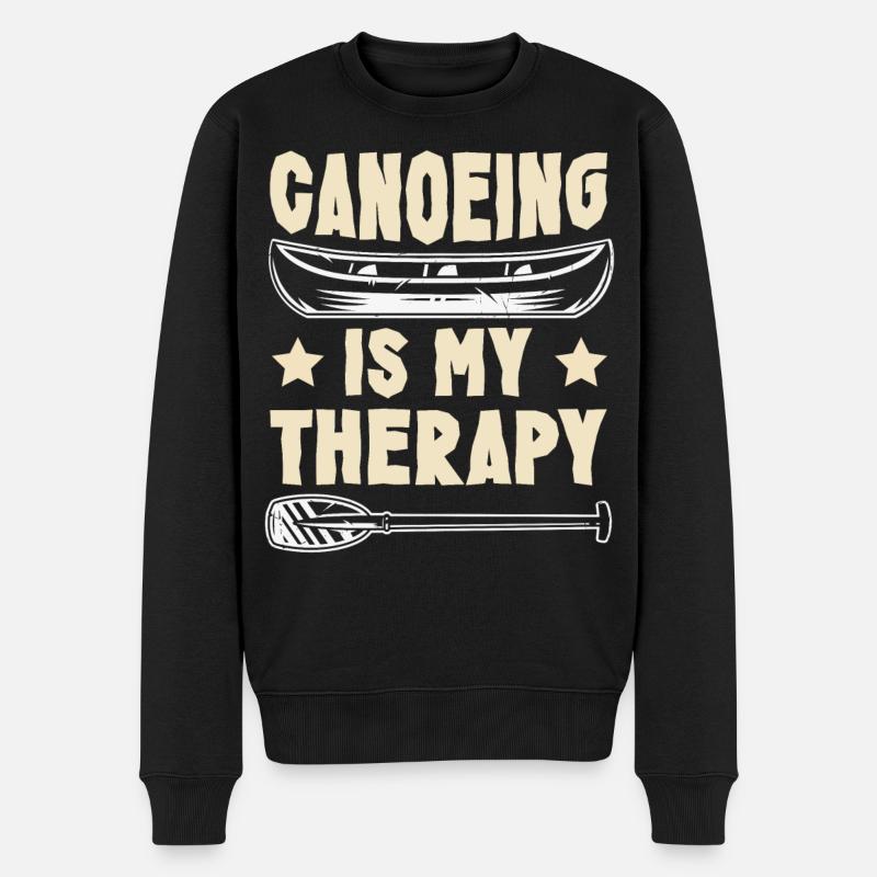Canoë Canoë Canoë - Pull Premium bio Homme - noir