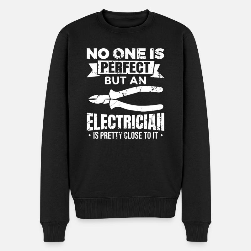 Ingénieur électricien Witz - Pull Premium bio Homme - noir