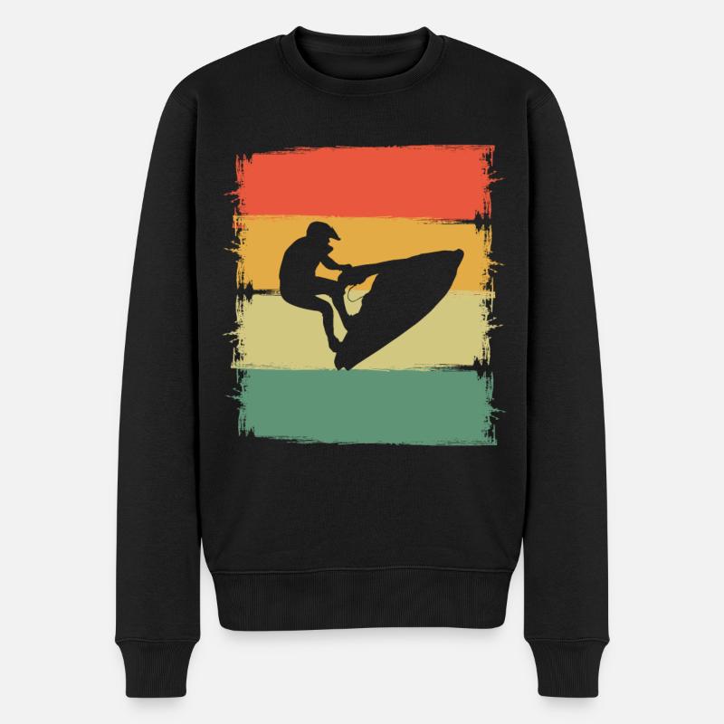 Jet ski - Pull Premium bio Homme - noir