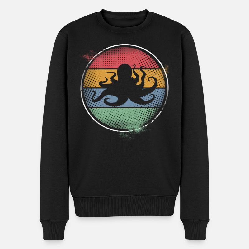 Octopus Octopus Octopus Animal marin - Pull Premium bio Homme - noir