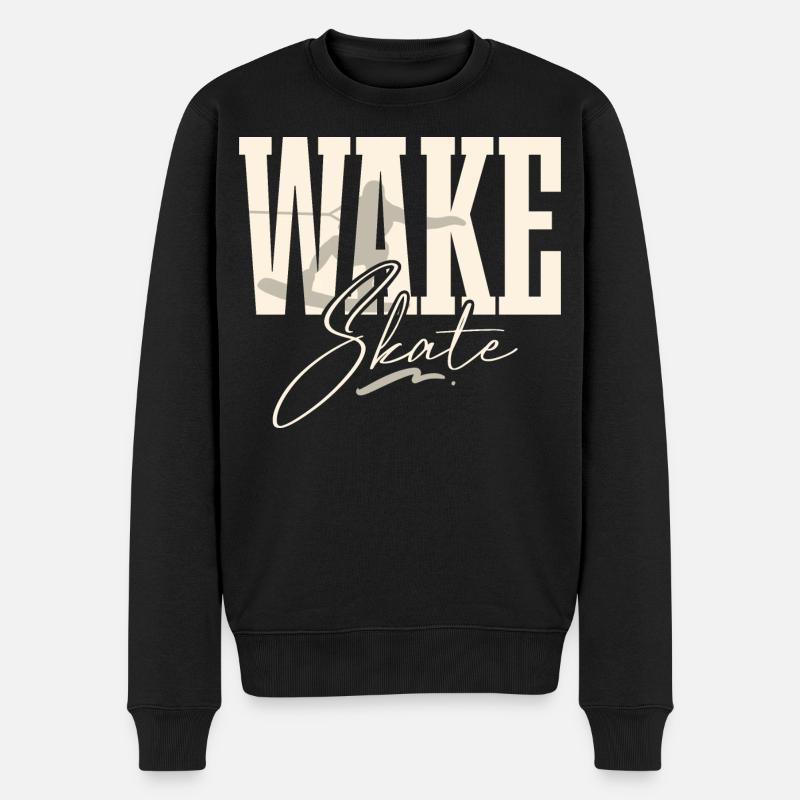 Wakeskate Wakeskating Wakeskater Wakeboard - Pull Premium bio Homme - noir