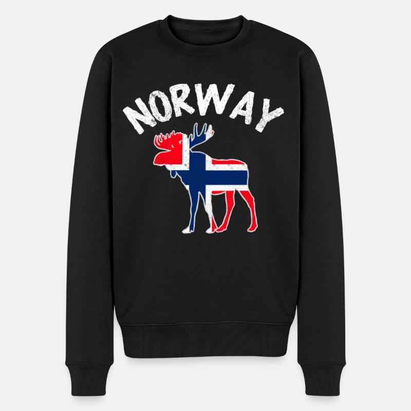 Norvège - Pull Premium bio Homme - noir