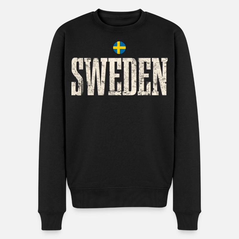 Suède - Pull Premium bio Homme - noir