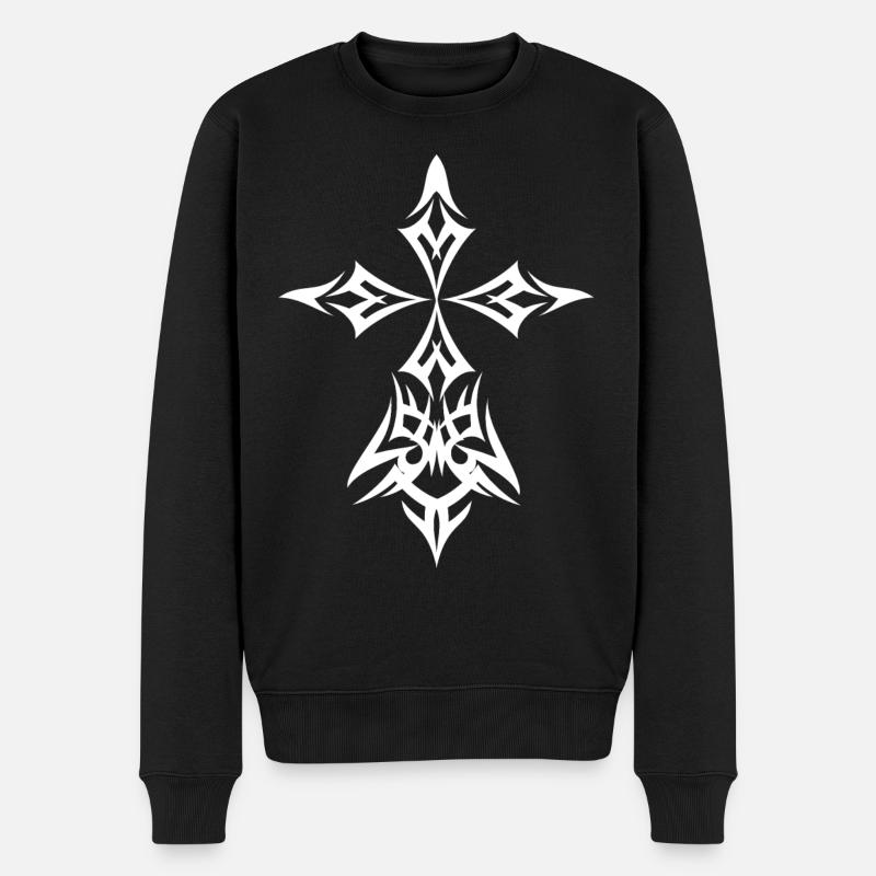 Hermine Celte Tribale Cadeau Pour Breton Celte - Pull Premium bio Homme - noir