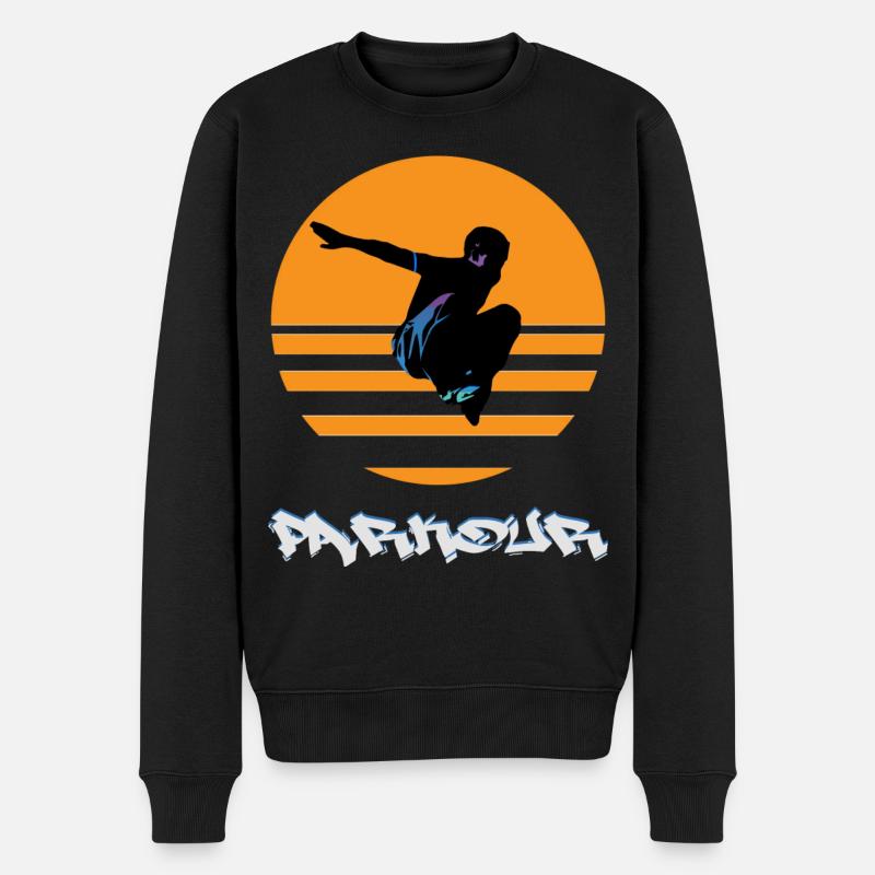 Parkour - Pull Premium bio Homme - noir