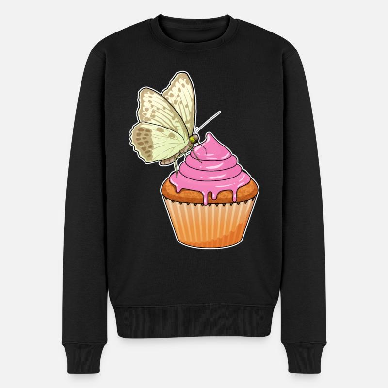Muffin papillon - Pull Premium bio Homme - noir