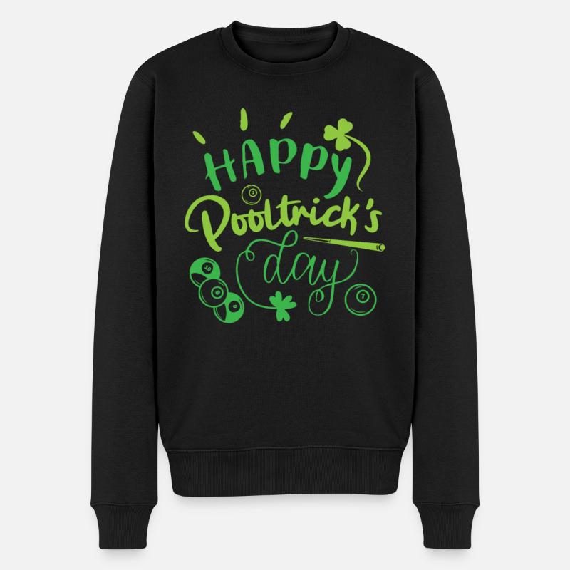 Billard St. Patrick’s - Pull Premium bio Homme - noir