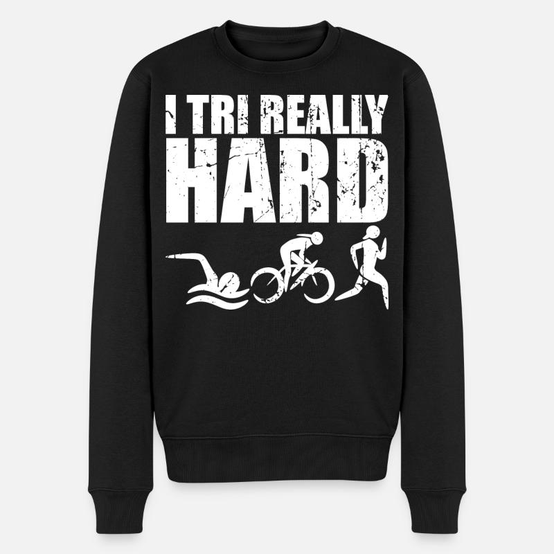 Course multisports - Pull Premium bio Homme - noir