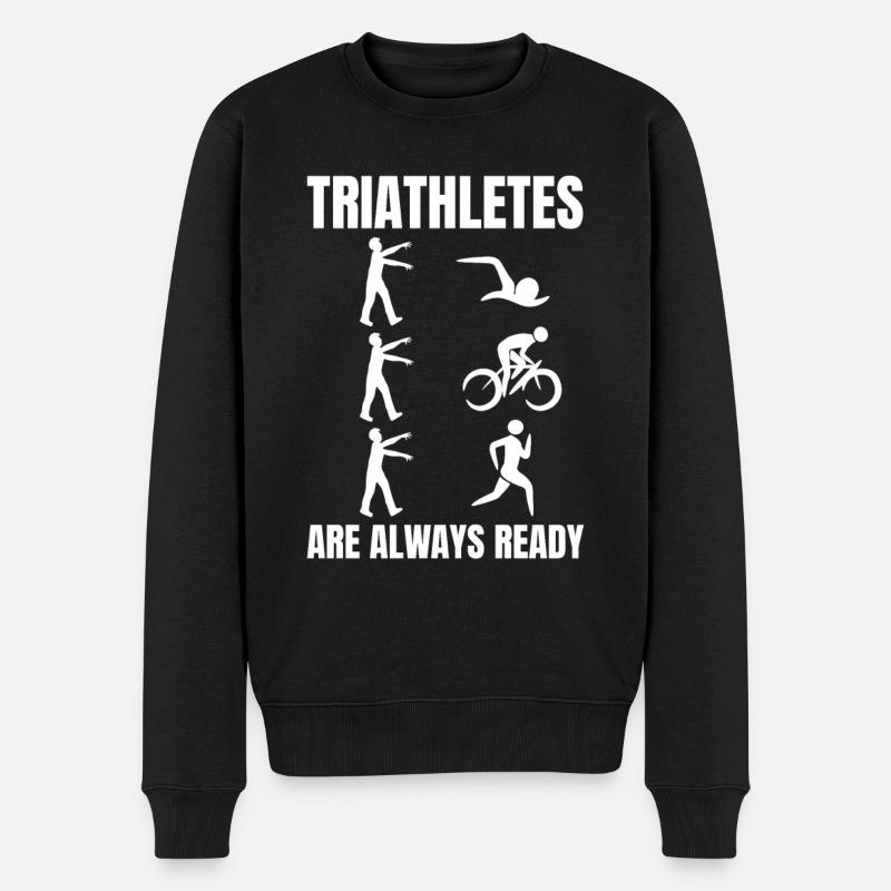 Blague de triathlète - Pull Premium bio Homme - noir