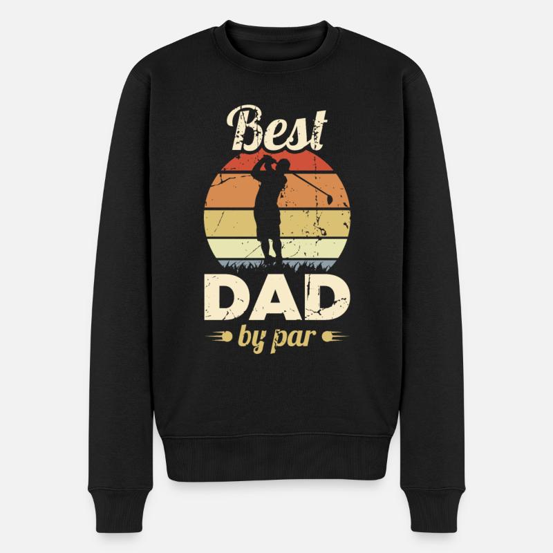 Père du golf - Pull Premium bio Homme - noir