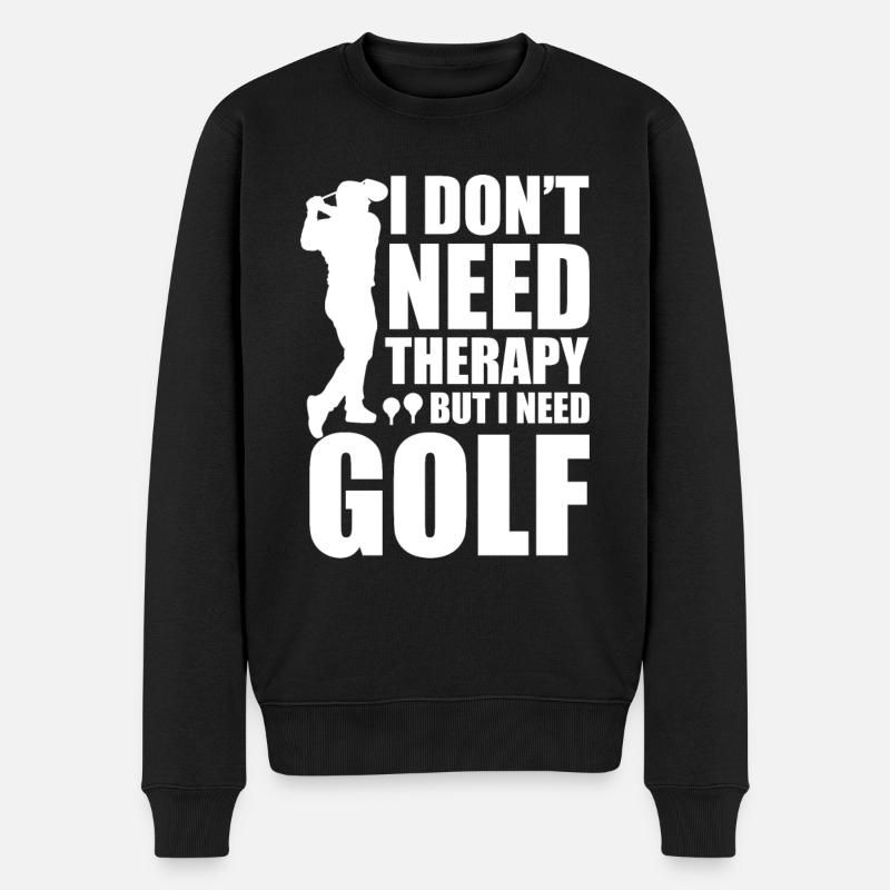 Thérapie de golf - Pull Premium bio Homme - noir