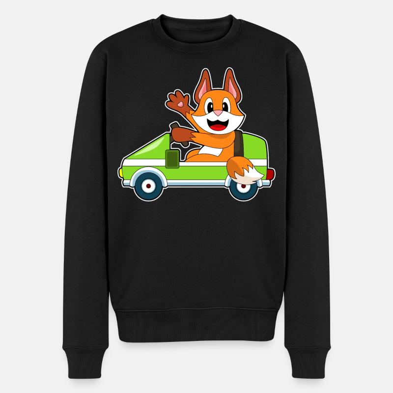 Voiture Fuchs - Pull Premium bio Homme - noir