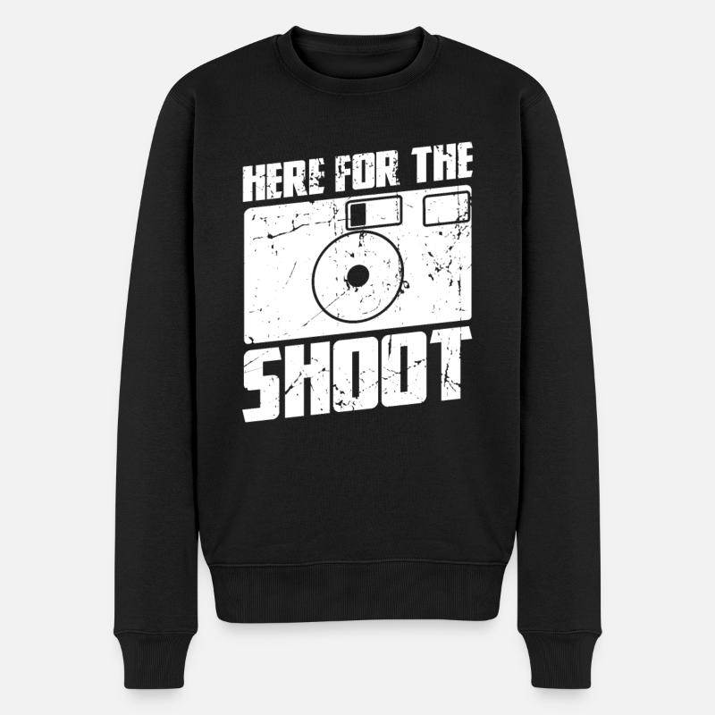 Fotografie Witz - Männer Premium Bio Pullover - Schwarz