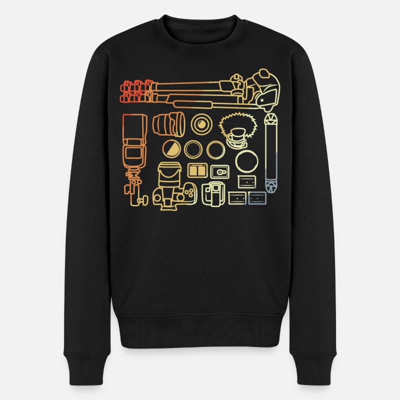 Kamerazubehör - Männer Premium Bio Pullover - Schwarz