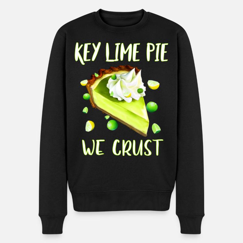 Key Lime Pie - Männer Premium Bio Pullover - Schwarz