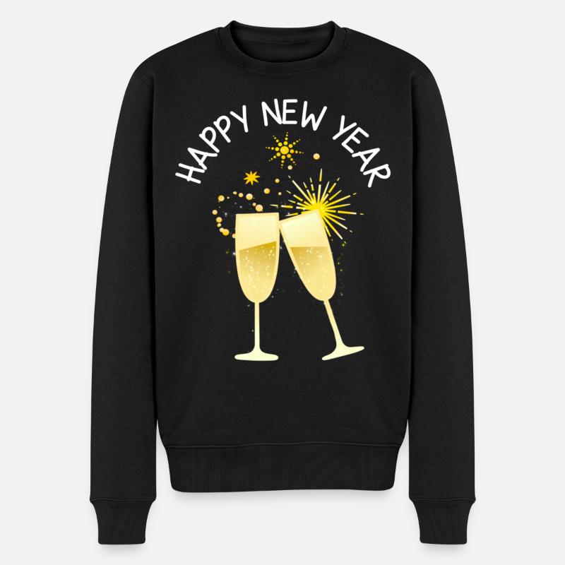 Bonne année !! Bonne année ! - Pull Premium bio Homme - noir