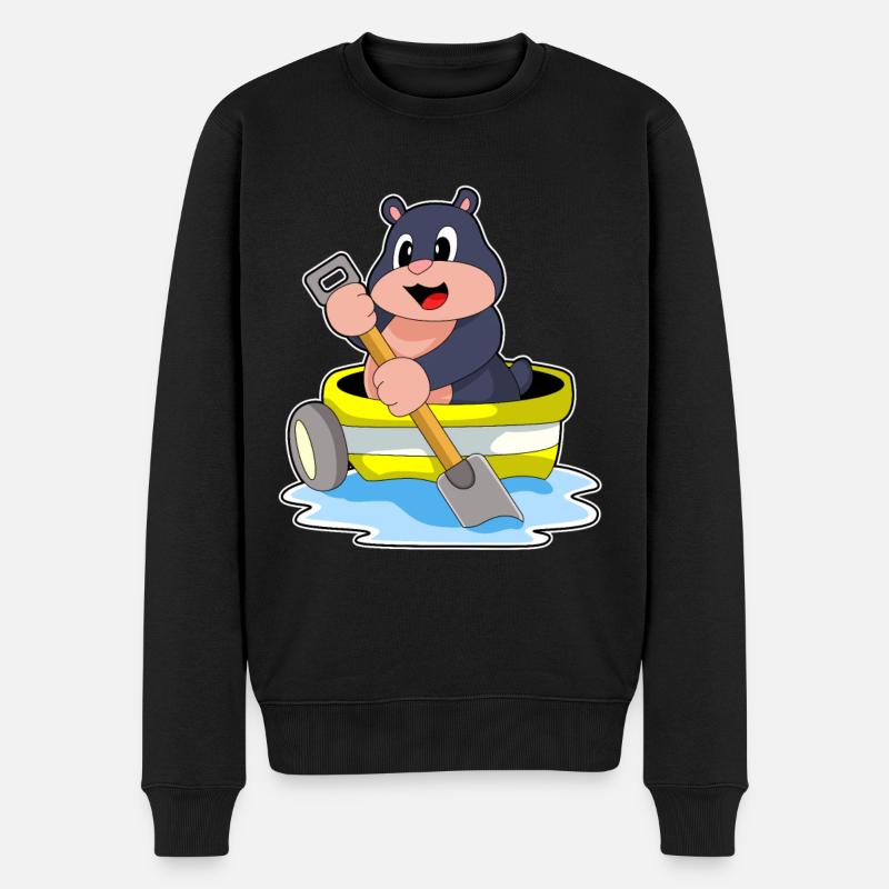 Mole Shovel Boat - Pull Premium bio Homme - noir