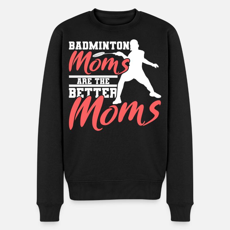 Badminton Mama - Pull Premium bio Homme - noir