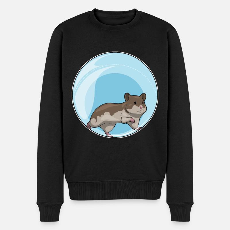 Hamster Hamster Ball - Pull Premium bio Homme - noir