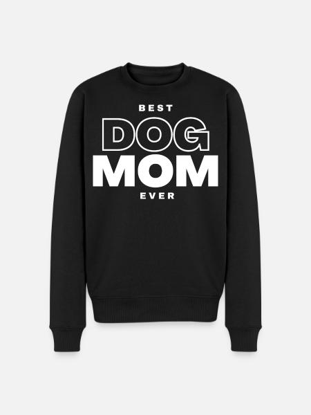 Best Dog Mama - Men's Premium Organic Jumper - black