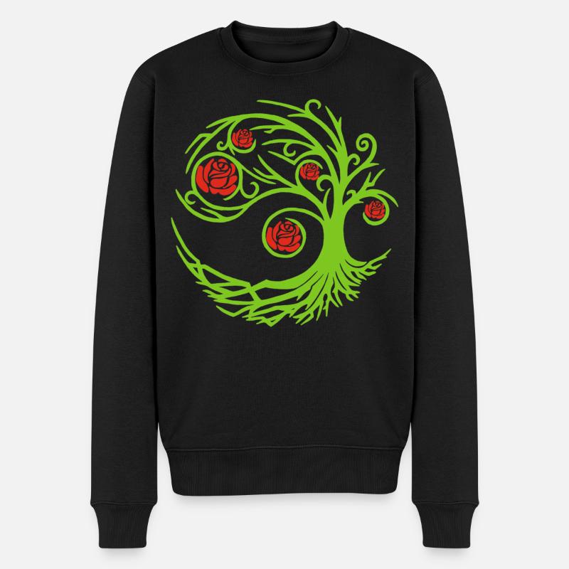 Rosier étrange - Pull Premium bio Homme - noir