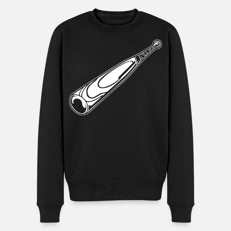 Batte de baseball - Pull Premium bio Homme - noir