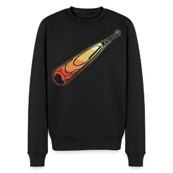 Batte de baseball vintage - Pull Premium bio Homme - noir - Devant - Nico (187cm)