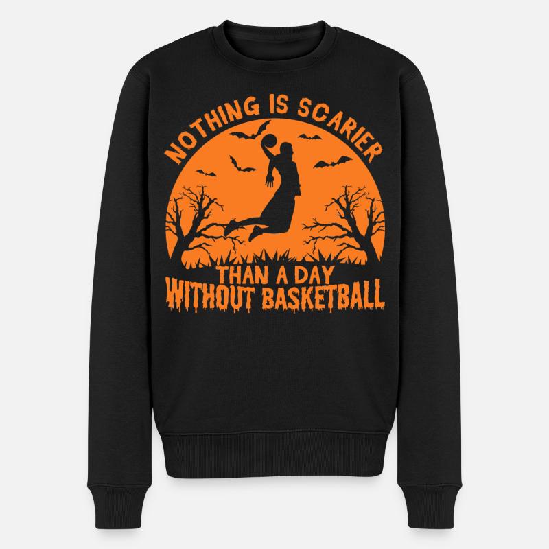 Citation d’un joueur de basket-ball - Pull Premium bio Homme - noir