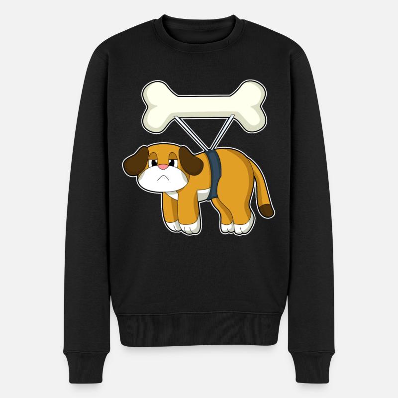 Os de chien - Pull Premium bio Homme - noir