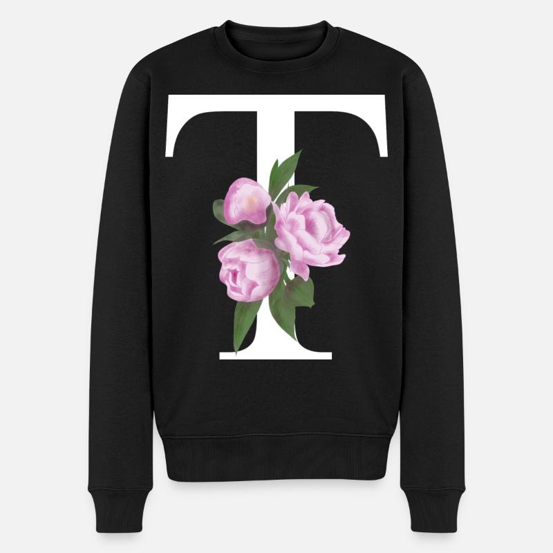 T - Männer Premium Bio Pullover - Schwarz