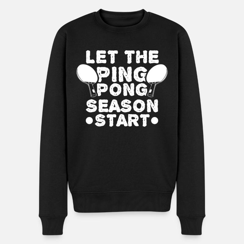 Motivation tennis de table - Pull Premium bio Homme - noir
