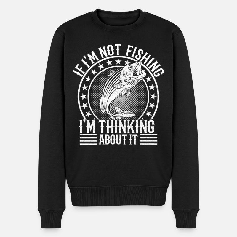 Pêche Chasse Fish Hunter - Pull Premium bio Homme - noir