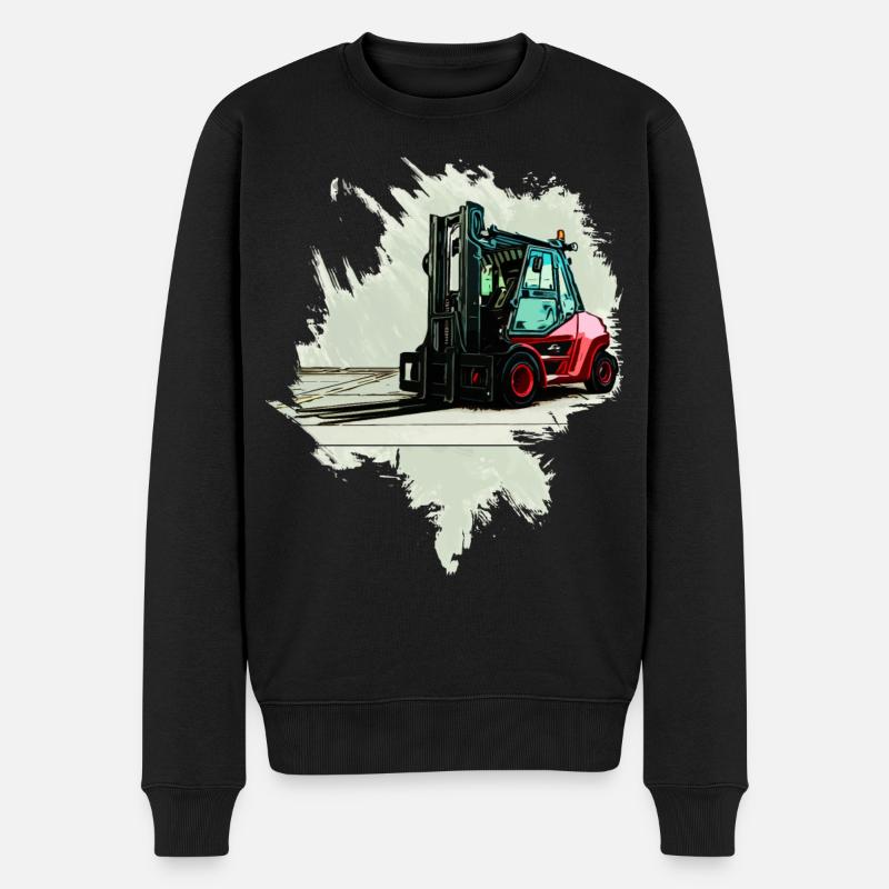 Chariot élévateur - Pull Premium bio Homme - noir