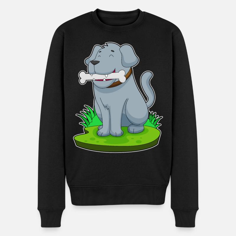 Os de chien - Pull Premium bio Homme - noir