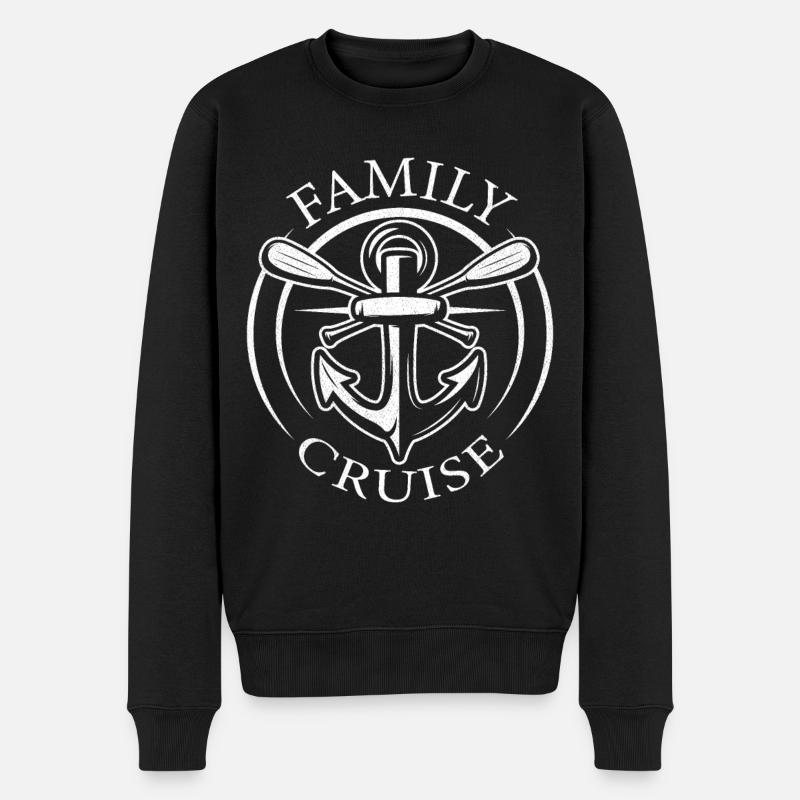 Croisière Vacances Croisière en famille - Pull Premium bio Homme - noir