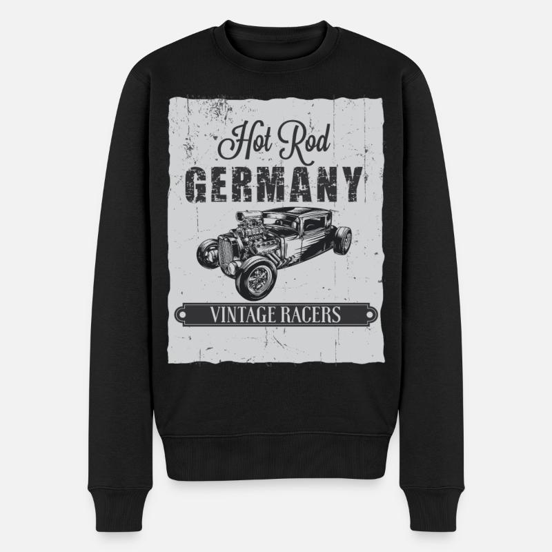 Hotrod Allemagne - Pull Premium bio Homme - noir